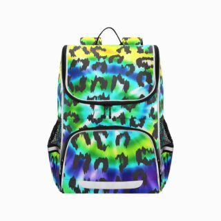 Cartable CM1 fille imprimé léopard