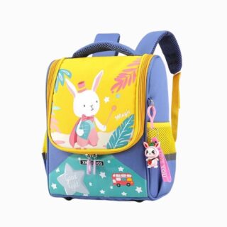 Cartable maternelle pour fillette lapin magicien