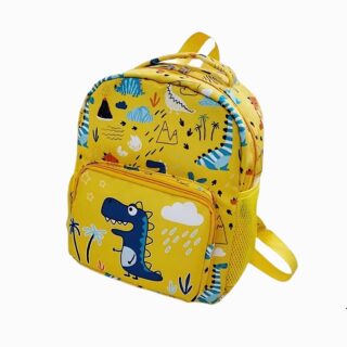 Cartable dinosaure spacieux