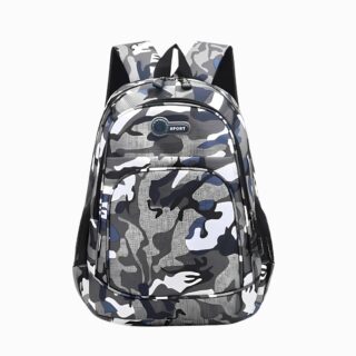 Cartable pour 6ème au style camouflage