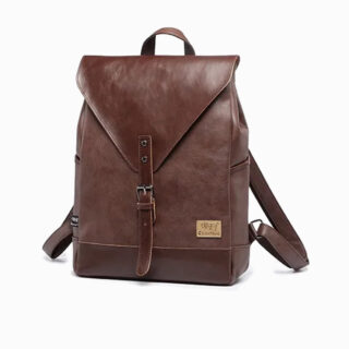 Cartable homme sac à dos en cuir synthétique moderne