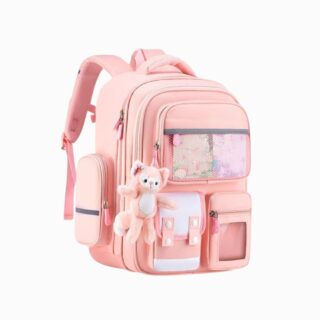Cartable CM1 kawaii coloris pastel