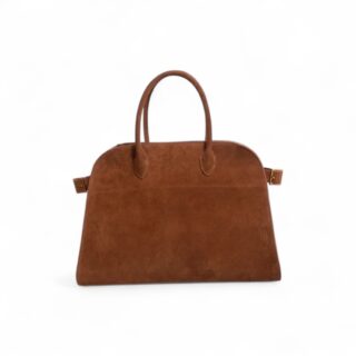 Cartable sac à main en daim style rétro pour femme