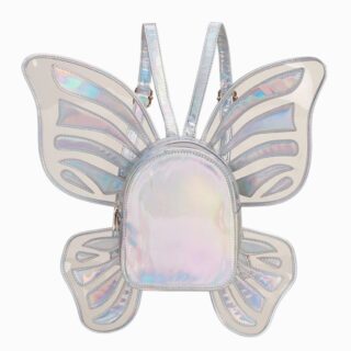 Cartable maternelle ailes de papillon holographique en relief